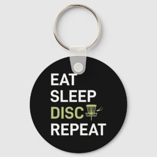 Eat Sleep Disk Golf Repair Sleutelhanger