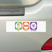 Eat Sleep Do Physics Bumpersticker (Op auto)