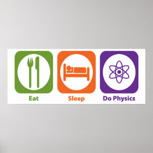 Eat Sleep Do Physics Poster