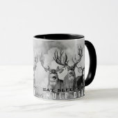 Eat Sleep Drink Mule Deer Mok (Voorkant rechts)