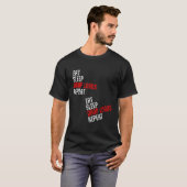 Eat Sleep Drop Loads Herhalen Humor Gezegde Tracke T-shirt (Voorkant volledig)