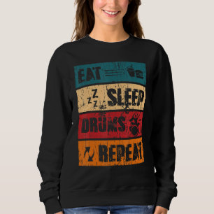 Eat Sleep Drums Herhalen Trui