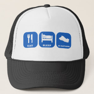 Eat Sleep El Salvador Trucker Pet