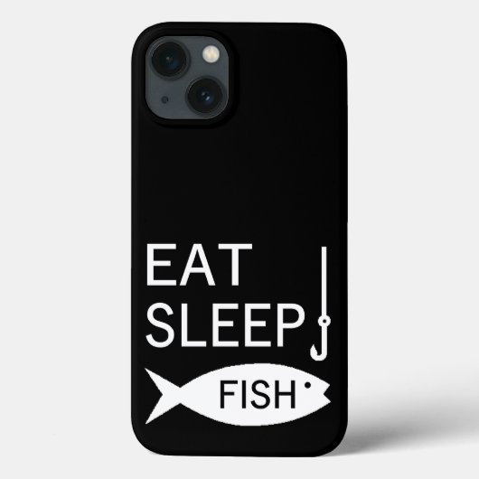 Eat Sleep Fish Case-Mate iPhone Case (Achterkant)