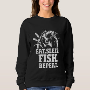 Eat Sleep Fish Herhaal 1 Trui