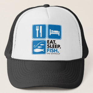Eat Sleep Fish Trucker Pet