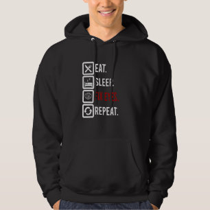 Eat Sleep Fix Eyes Oftalmoloog Optac Hoodie