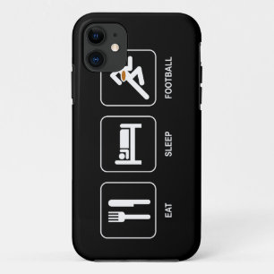 Eat Sleep Football iPhone 11 Hoesje