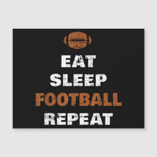 Eat Sleep Football Herhaal Liefde Football  Gi