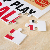 Eat Sleep Football Pop Legpuzzel (Zijkant)