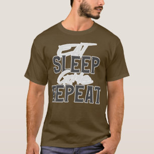 Eat Sleep Game Herhalen T-shirt