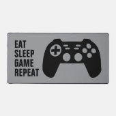 Eat Sleep Game Repeat gaming mouse pad for gamer (Recto)