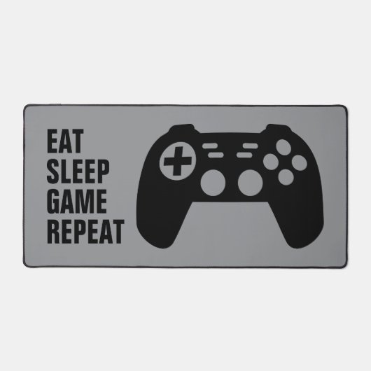 Eat Sleep Game Repeat gaming mouse pad for gamer (Recto)