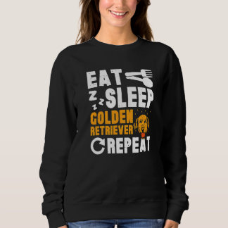 Eat Sleep Golden Retriever Trui