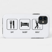 Eat Sleep Golf Case-Mate iPhone Case (Achterkant (horizontaal))