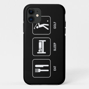 Eat Sleep Golf iPhone 11 Hoesje