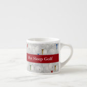 Eat Sleep Golf Espresso Kop (Rechts)