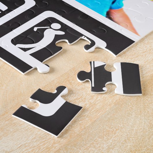 Eat Sleep Golf Legpuzzel (Zijkant)