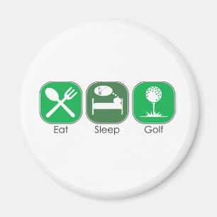 Eat Sleep Golf Magneet