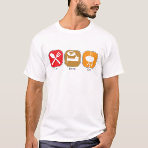 Eat Sleep Grill T-shirt