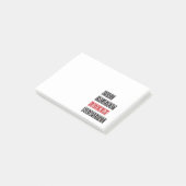 Eat Sleep Groom Herhalen Post-it® Notes (Schuin)
