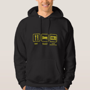 Eat Sleep Hack-microgolven Hoodie