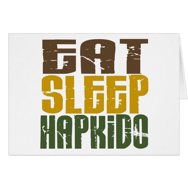 Eat Sleep Hapkido 1 (Voorkant Horizontaal)