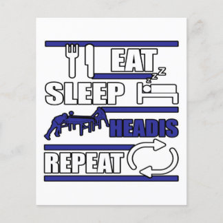 Eat Sleep Headis Gift Flyer