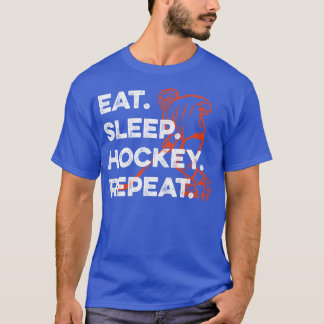 Eat Sleep Hockey Herhalen 1 T-shirt