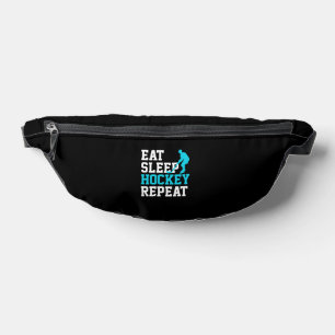 Eat Sleep Hockey Herhalen Heuptasje