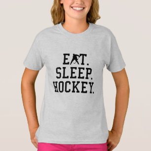 Eat Sleep Hockey - T-Shirt pour les amateurs de ho