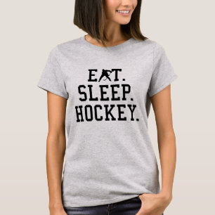 Eat Sleep Hockey - T-Shirt pour les amateurs de ho