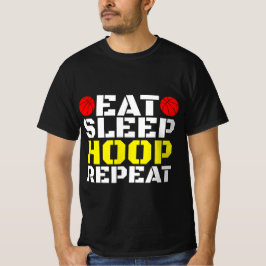 Eat Sleep Hoop Herhalen T-shirt