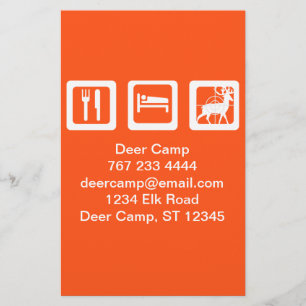 Eat Sleep Hunt Briefpapier