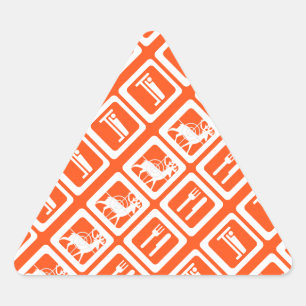 Eat Sleep Hunt Driehoek Sticker