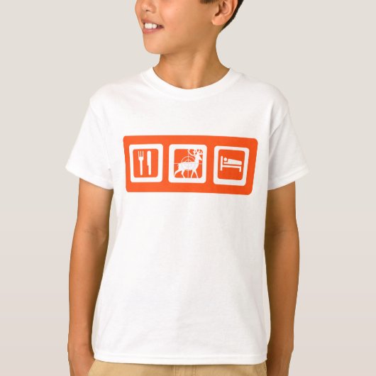 Eat Sleep Hunt T-shirt (Voorkant)