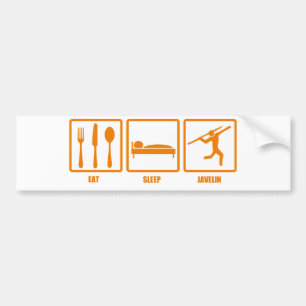 Eat Sleep Javelin Bumpersticker