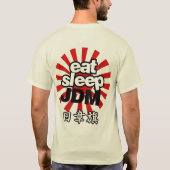 Eat Sleep JDM T-shirt (Achterkant)