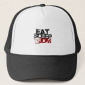 EAT SLEEP JDM TRUCKER PET (Voorkant)