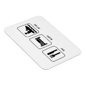 Eat Sleep Jet Ski Magneet (Rechterzijde)