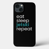 Eat Sleep Jetski Herhalen Case-Mate iPhone Case (Achterkant)