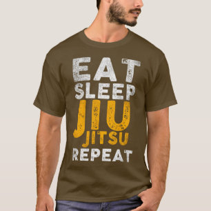 Eat Sleep Jiu Jitsu Repat T-shirt