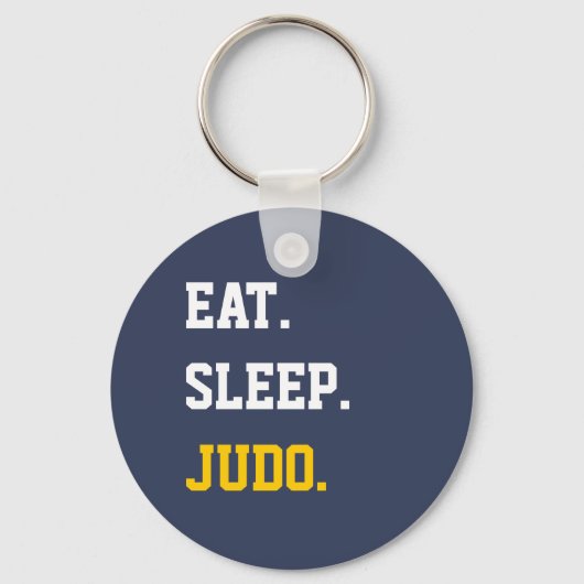 Eat Sleep judo Sleutelhanger (Voorkant)