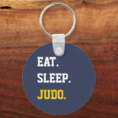 Eat Sleep judo Sleutelhanger (Voorkant)