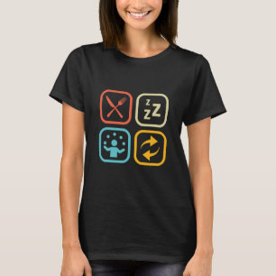 Eat Sleep Juggle Herhaal 134 T-shirt
