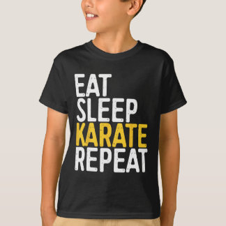 Eat Sleep Karate Repeat Shirt Men Women Kids Karat