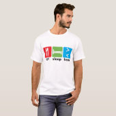 Eat Sleep Kern T-shirt (Voorkant volledig)
