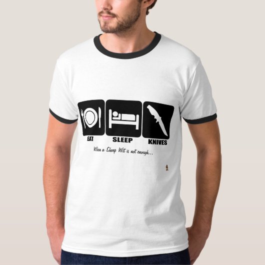 Eat Sleep Knives T-shirt (Voorkant)