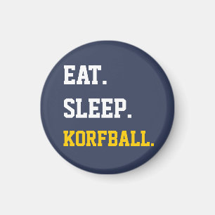 Eat Sleep Korfball Magneet