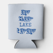 Eat Sleep Lake Repat Blikjeskoeler (Voorkant)